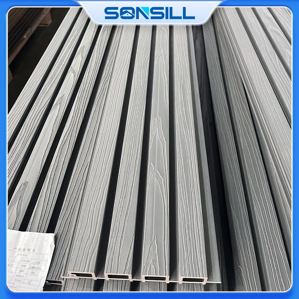 Sonsill Exterior Co-Extrusion Panels Interior PVC Decoration Wall Panel Waterproof Composite WPC Wall Cladding