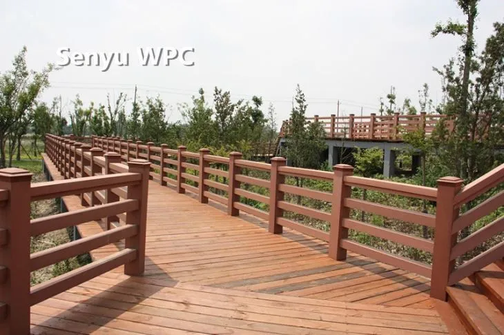 WPC Garden Fence Railing 4