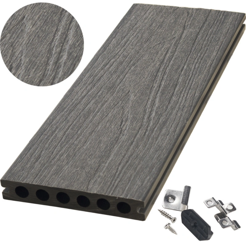 China Factory Wholesale Price Wear Resistant Fire Rated 3D Embossed Outdoor WPC Wood Plastic Composite Outdoor Decking WPC Decking Floor