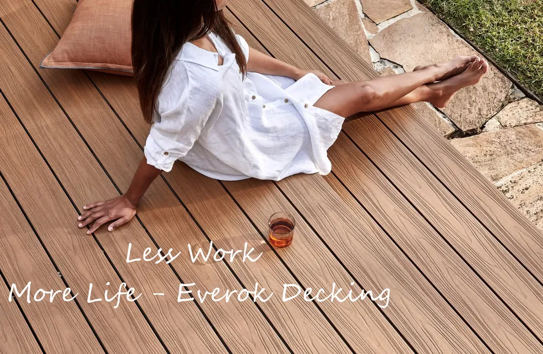 Classic Wood Plastic Composite Hollow Decking