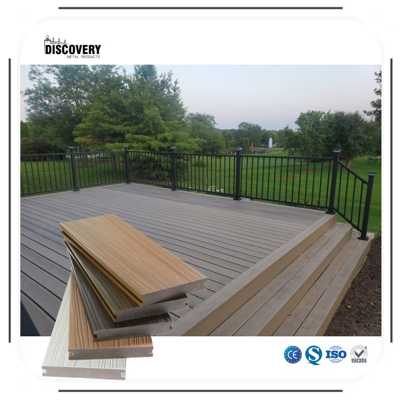 Co-Extruded WPC DIY Wood Plastic Composite Garden Patio Terrace Floor Interlocking Outdoor Decking WPC Flooring PE Composite Floor Decking