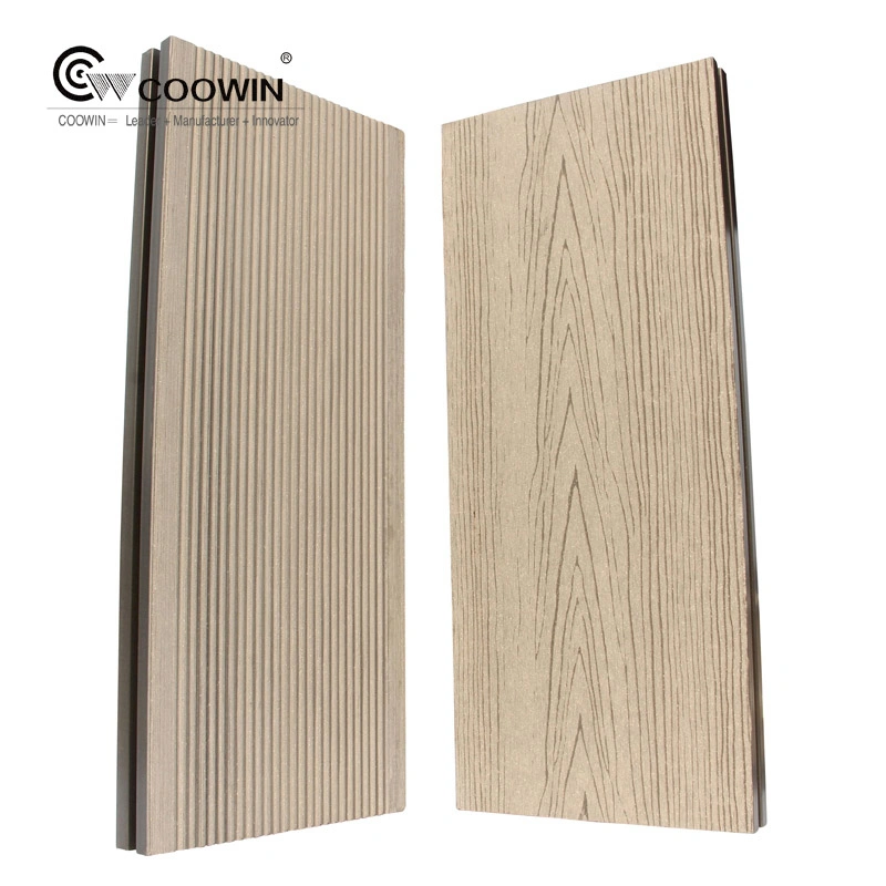 Fire Resistant Grey Wood WPC Balcony Board Flooring Decking