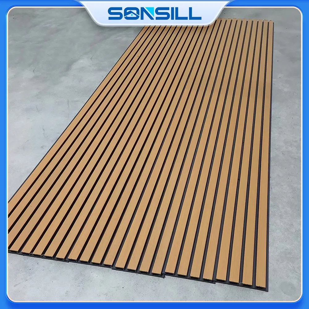 Sonsill Exterior Co-Extrusion Panels Interior PVC Decoration Wall Panel Waterproof Composite WPC Wall Cladding