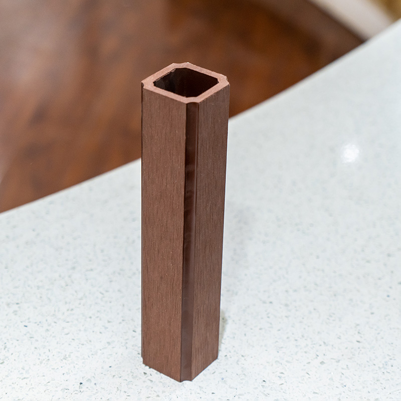 Easy Installation Low Maintenance Park WPC Fence Wood Plastic Composite Railing