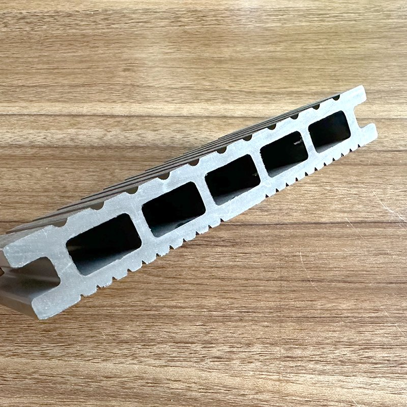 Durable WPC Hollow Decking Waterproof Anti-Slip for Outdoor Swimming Pool and Garden