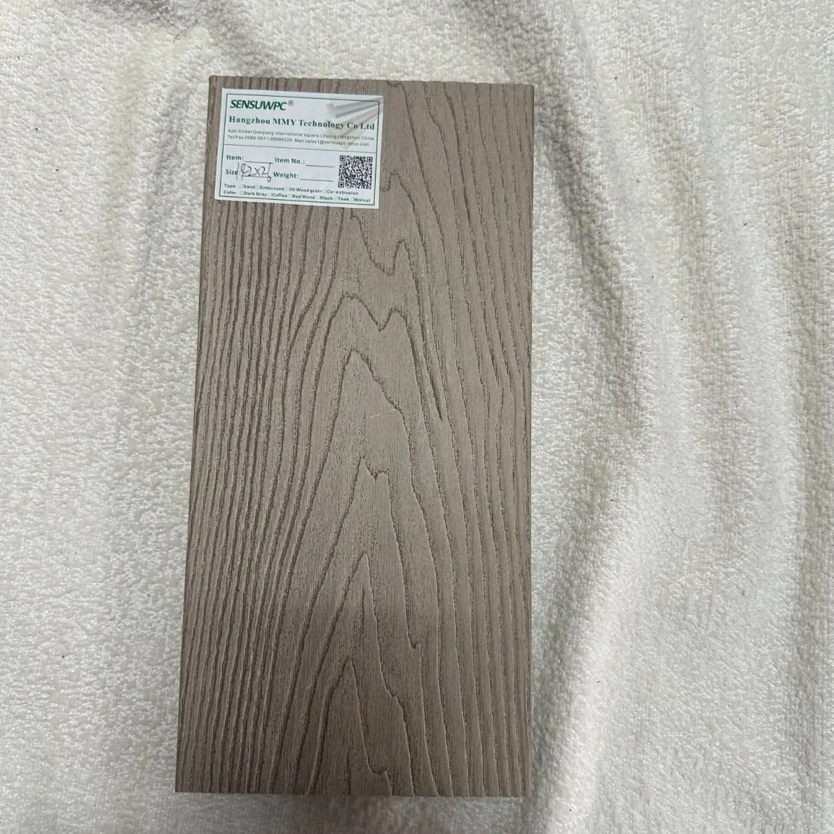 WPC Decking Outdoor Floor 142mm by 26mm Hollow Structure Wood Plastic Composite