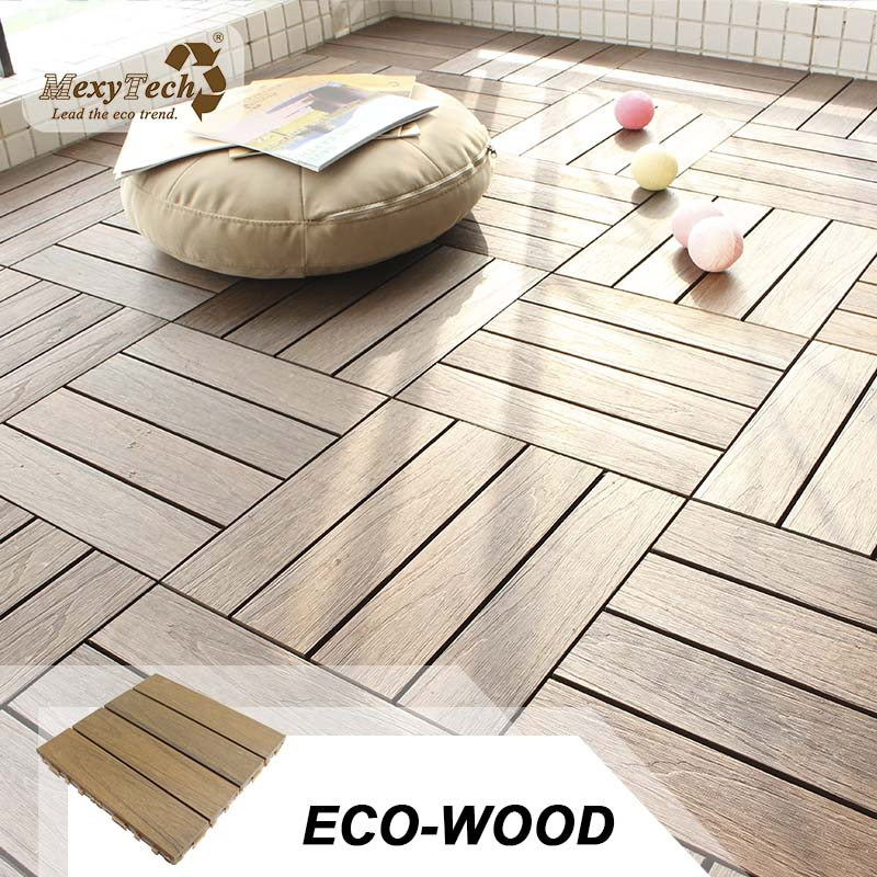 Hot Sale Easy to Install DIY Interlocking WPC Decking Tiles