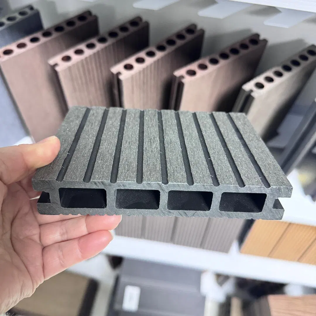 Outdoor Waterproof Traditional Hollow Composite WPC Decking for Garden Yard Decoration