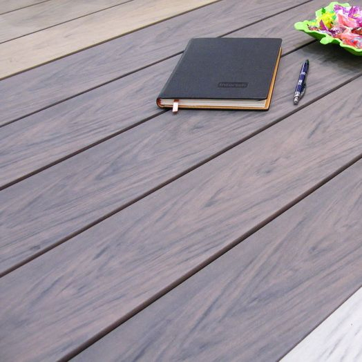 WPC Decking Wood Plastic Capped Hollow Composite Flooring Board Factory Price in China