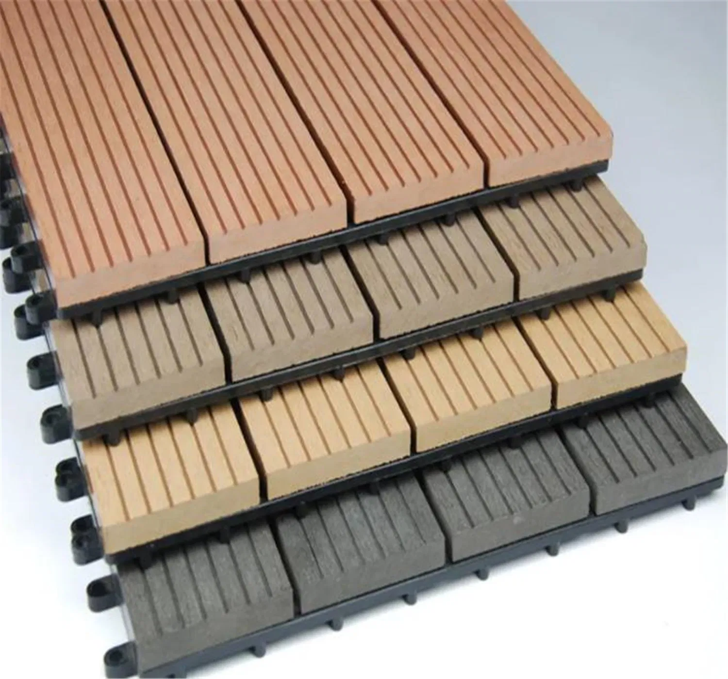 300*300 WPC Composite DIY Square Board Interlocking Tiles Waterproof Fireproof