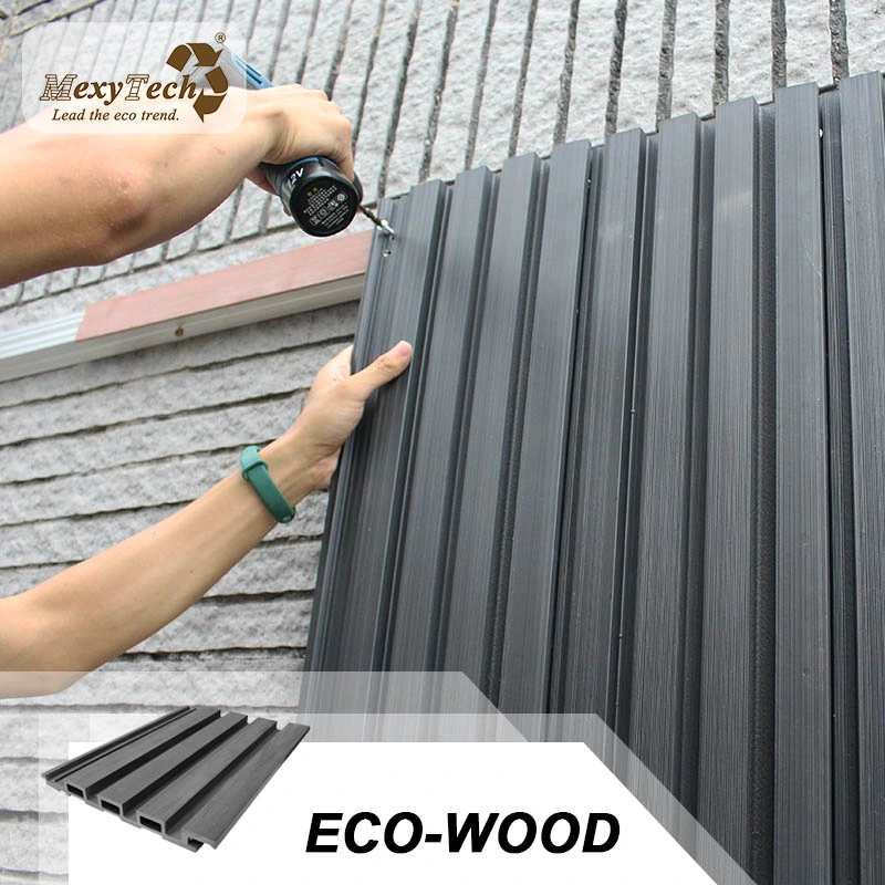 Fireproof Outdoor WPC Wall Cladding Home Decoration Materials Wood Plastic Composite Siding