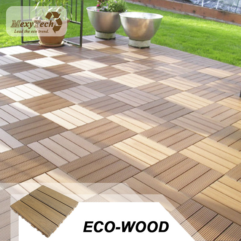 Hot Sale Easy to Install DIY Interlocking WPC Decking Tiles