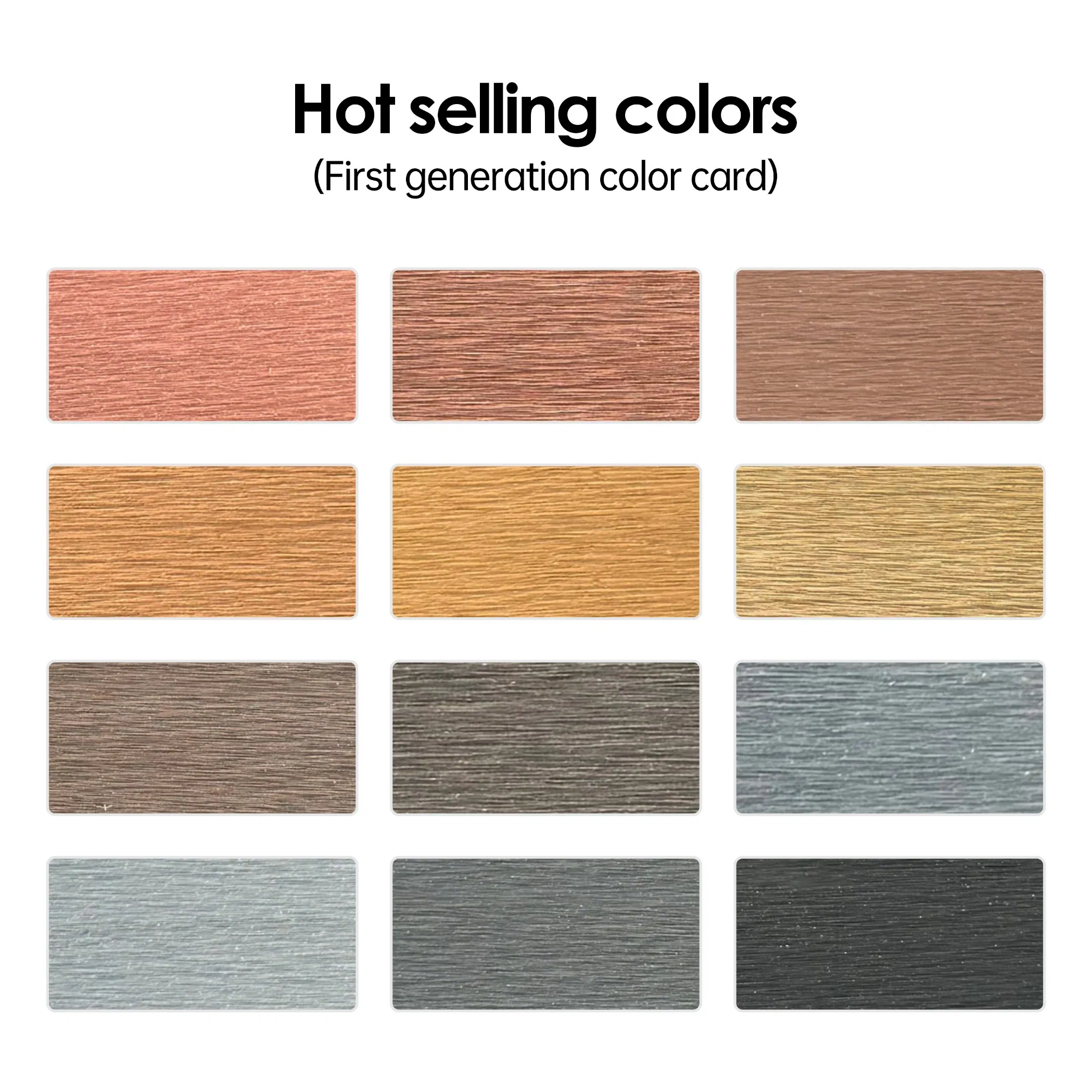 Square Hole WPC Decking Anti Slip Waterproof for Swimming Pool Outdoor Patio