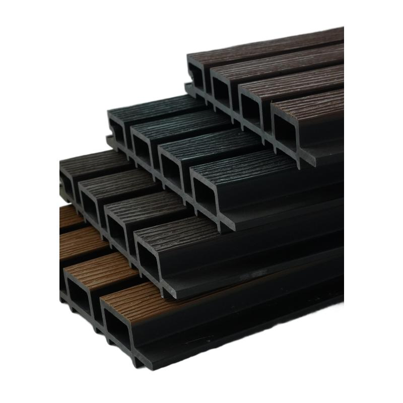 Outdoor Wood Plastic Composite Decking Hollow WPC Flooring Wood Plastic Composite Decking