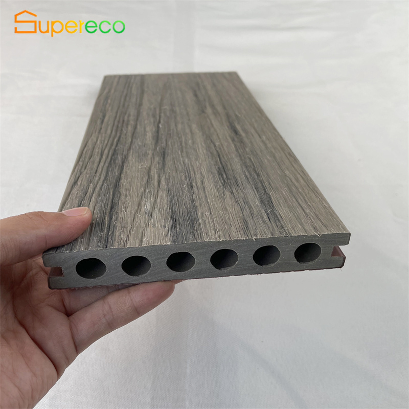 Anti-Slip Co Extrusion WPC Decking Outdoor Wood WPC Composite Decking for Swimming Pool Garden