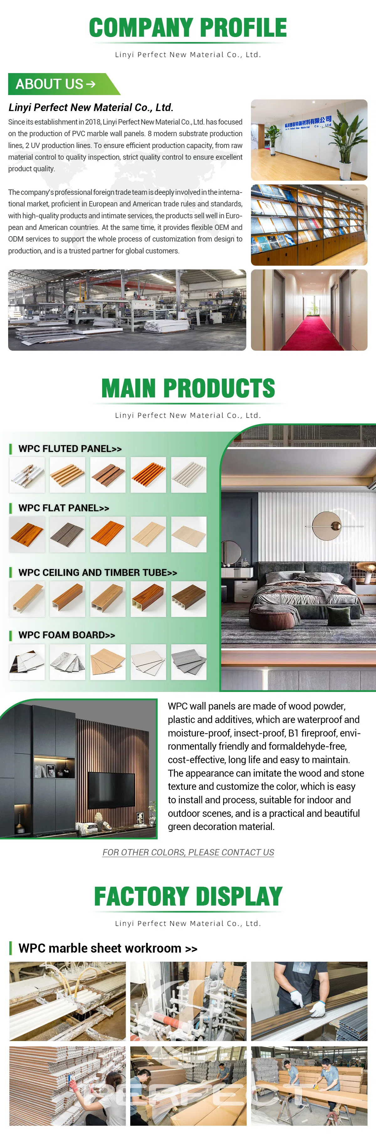 WPC Texture Profiles