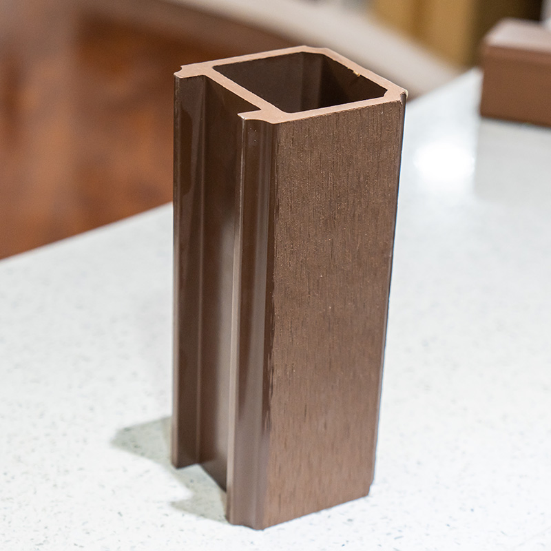 2023 Hot Sales Easy Installed Wood Plastic Composite WPC Decking WPC Railing Wooden Tube