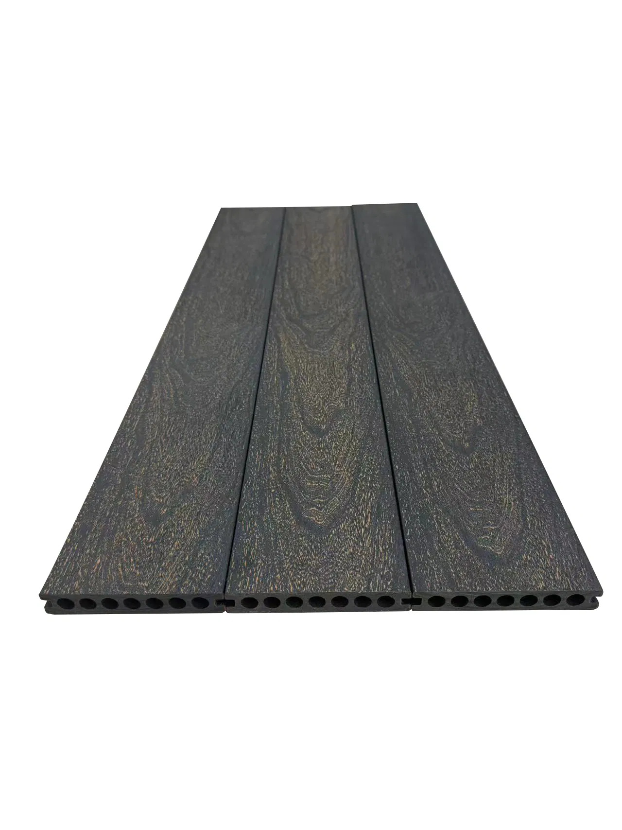 2025 New Hollow WPC Wood Plastic Composite Outdoor Bi-Color Colorful Deck