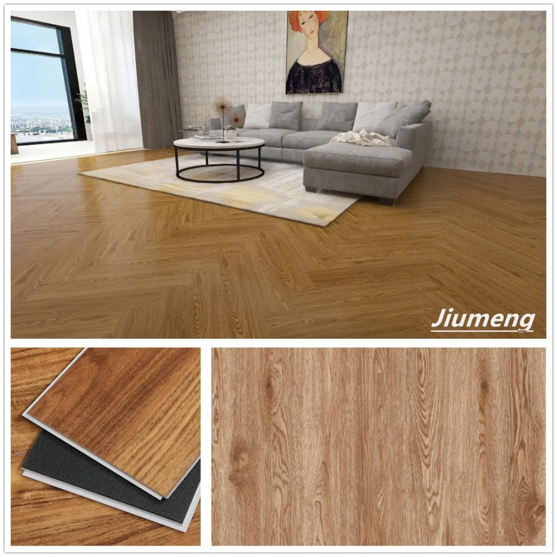100% Environmentally Friendly Waterproof Piso Spc Vinilico PVC Flooring Tile Plank 4mm-6mm Plank Vinyl Lvt WPC Espc Spc Floor for Indoor Residential