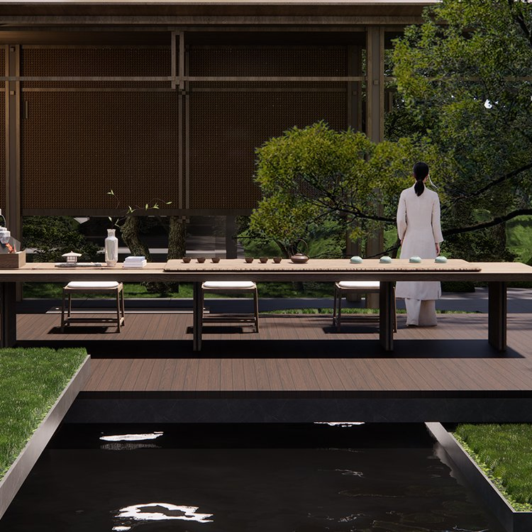 Sonsill Luxury Easy Installation Eco-Friendly Anti-UV Wood Plastic Composite WPC Co-Extrusion Decking for Outdoor Swimming Pool Flooring