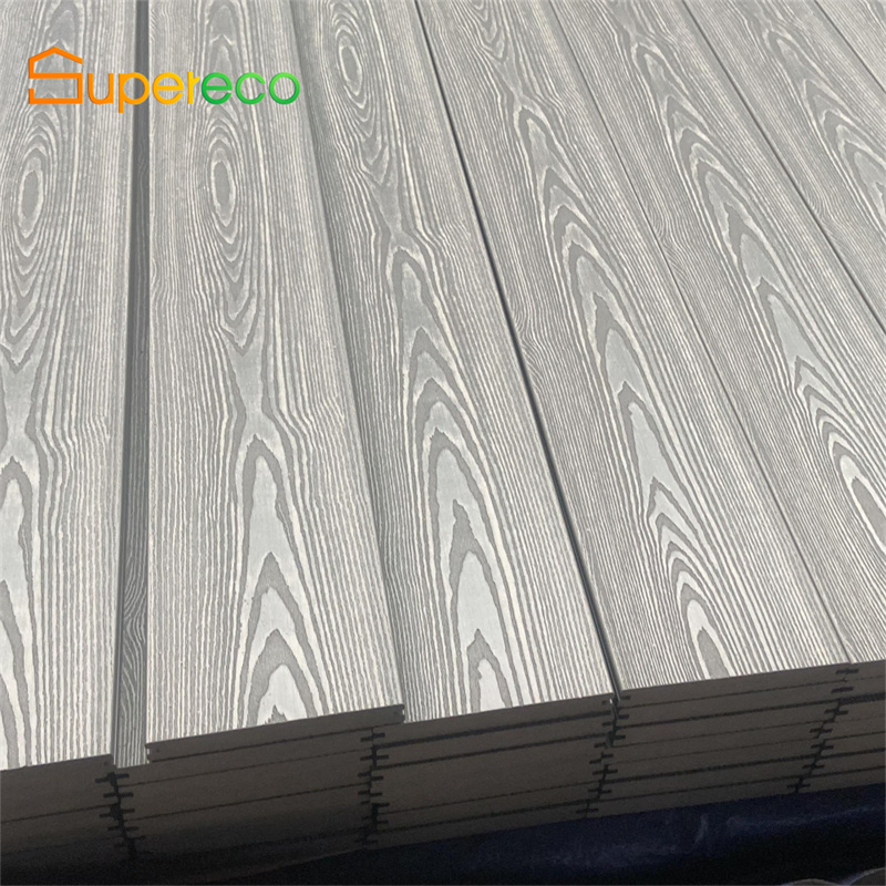 UV Rays Resistant WPC Decking Hollowdecking for Outdoor Use