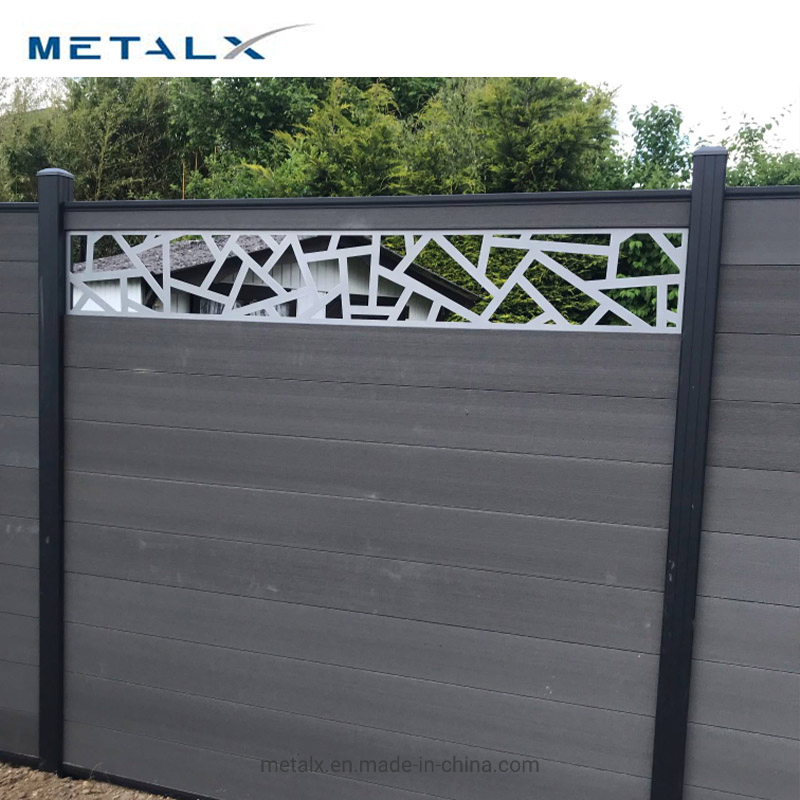 Wholesale Customized Home Garden Outdoor UV Resistance Plastic Panel Vinyl Privacy Boards/Wood Grain/Composite/WPC Fence Price for House/Garden/Security/Wall