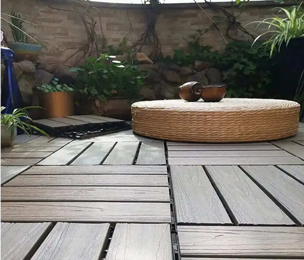 WPC Tiles Interlocking Outdoor Decking