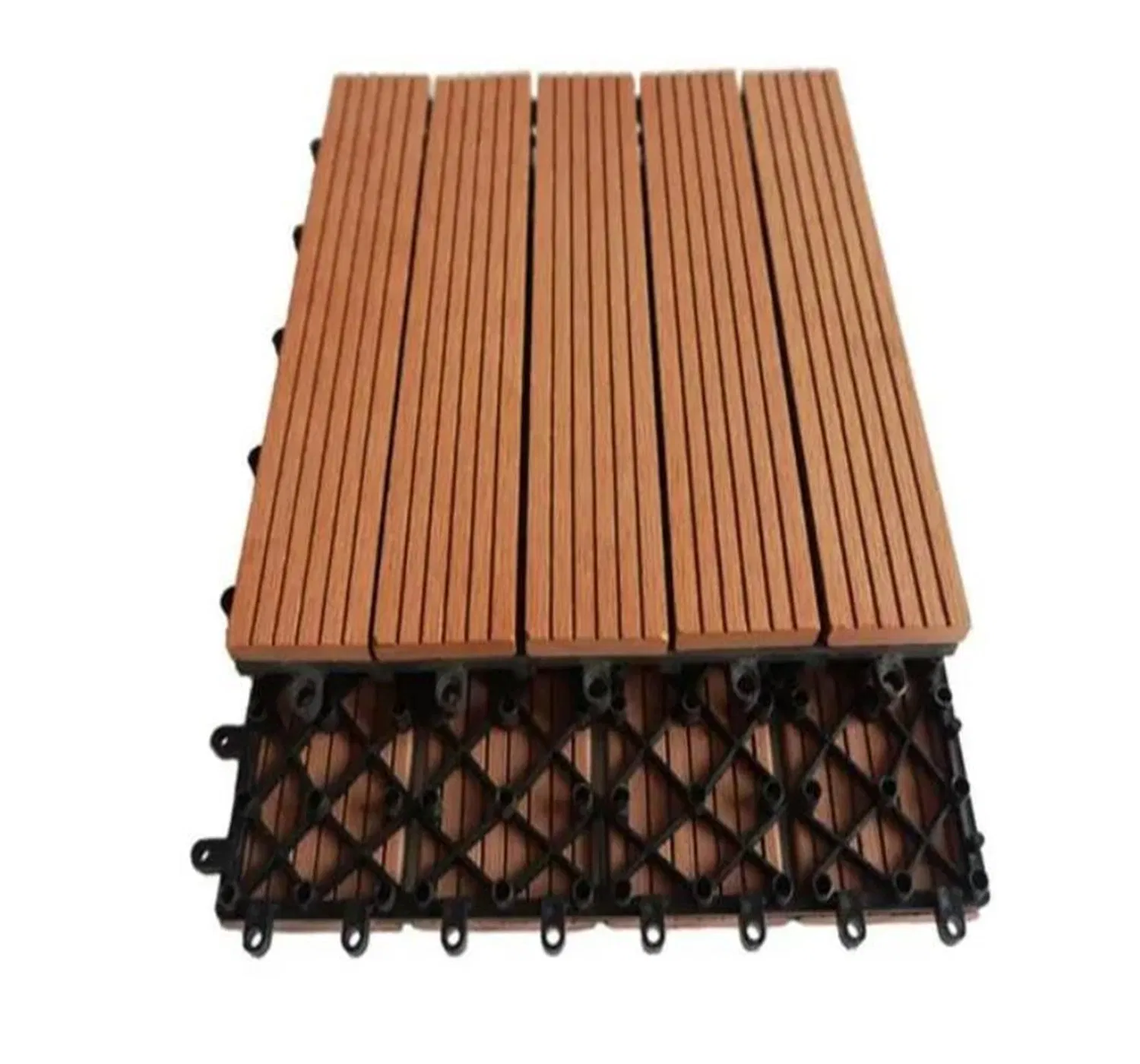 300*300 WPC Composite DIY Square Board Interlocking Tiles Waterproof Fireproof