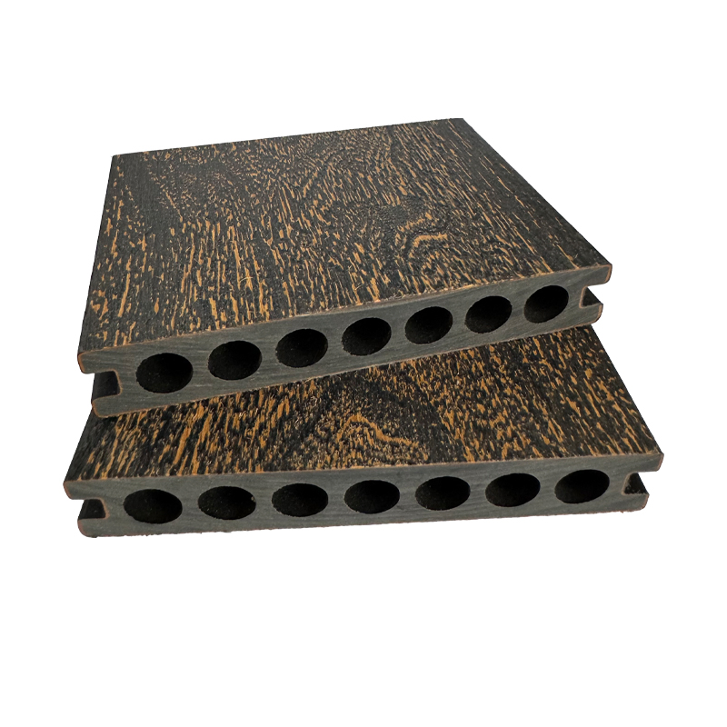 2025 New Hollow WPC Wood Plastic Composite Outdoor Bi-Color Colorful Deck