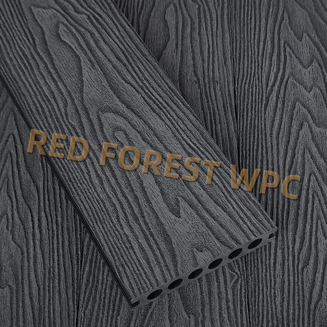 New Tech Waterproof Second Generation 3D Wood Grain Co-Extruded WPC Flooring Decking