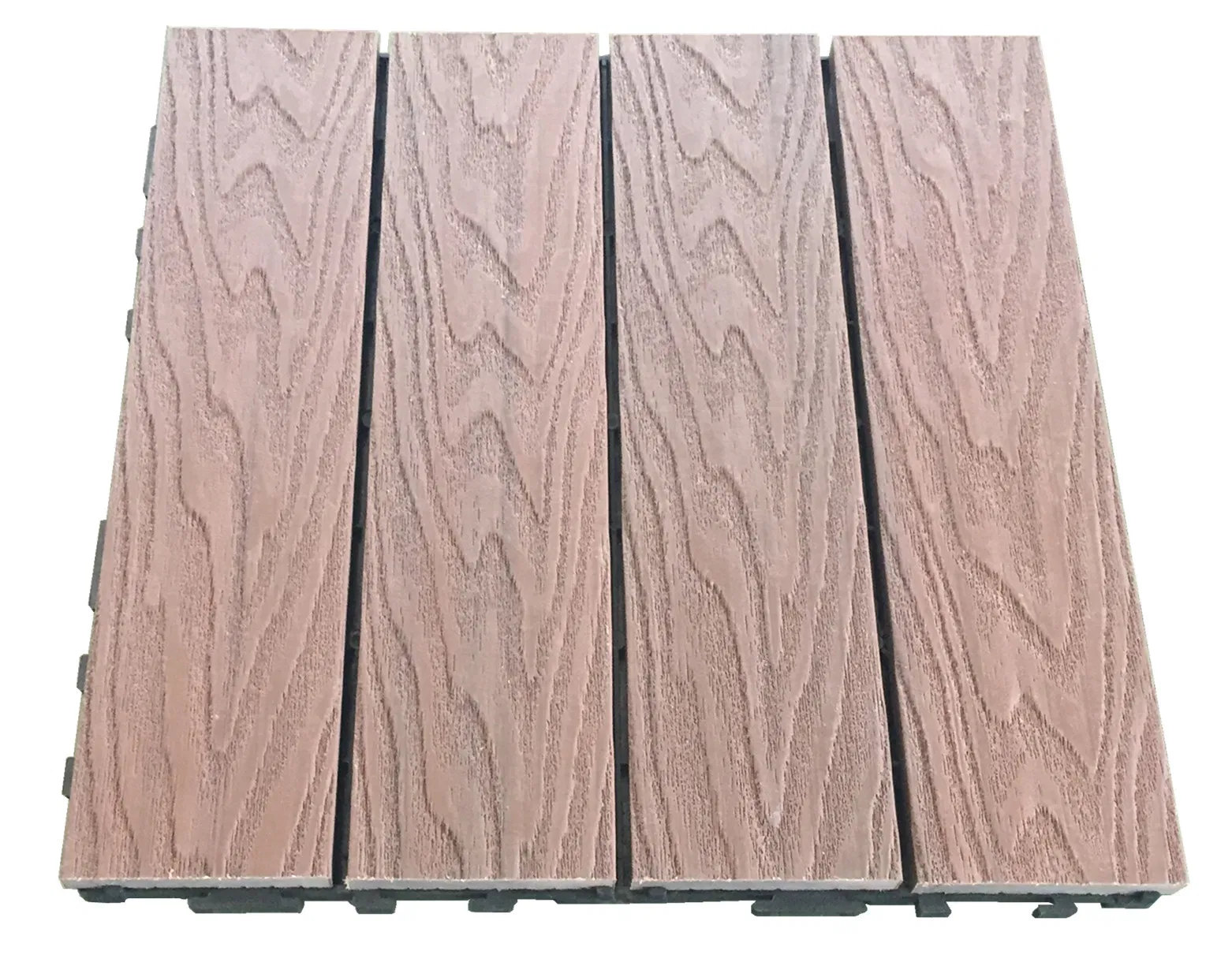 Interlocking Co-Extrusion DIY WPC Decking Tile for Garden Use