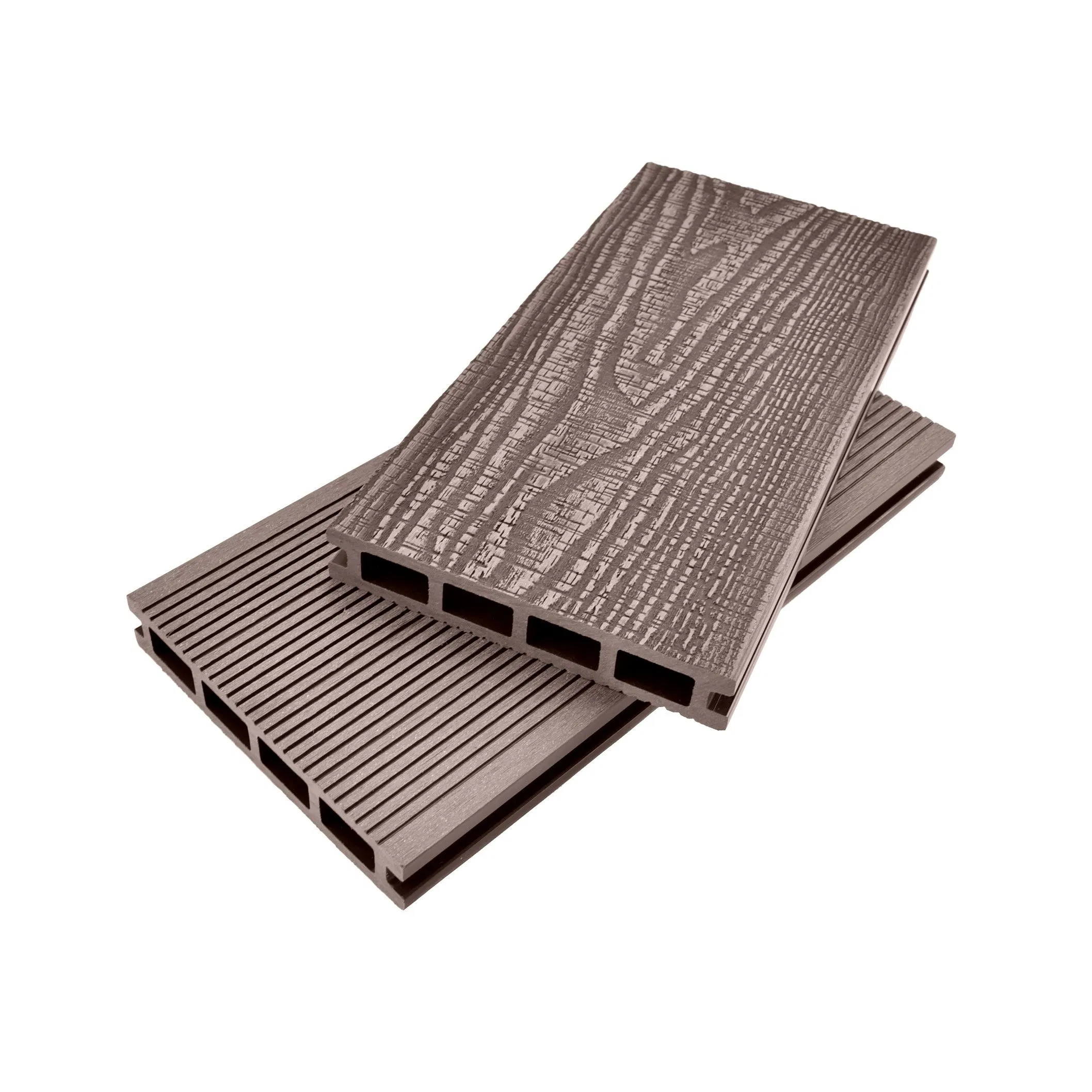 Cheap Price Waterproof Outdoor Hollow WPC Deck Flooring 145*25 mm with CE Certificate