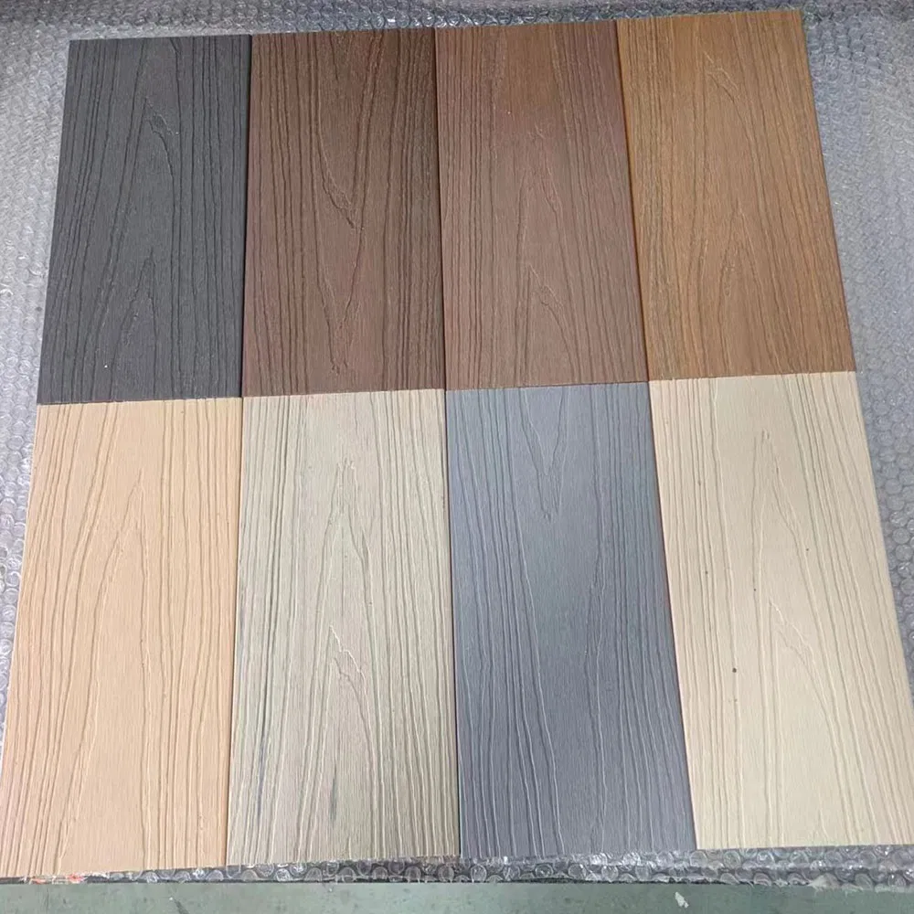 High Quality WPC Decking Hard Wearing Co-Extruded Swimming Pool Wood Composite Panels Waterproof Patio WPC Outdoor Decking