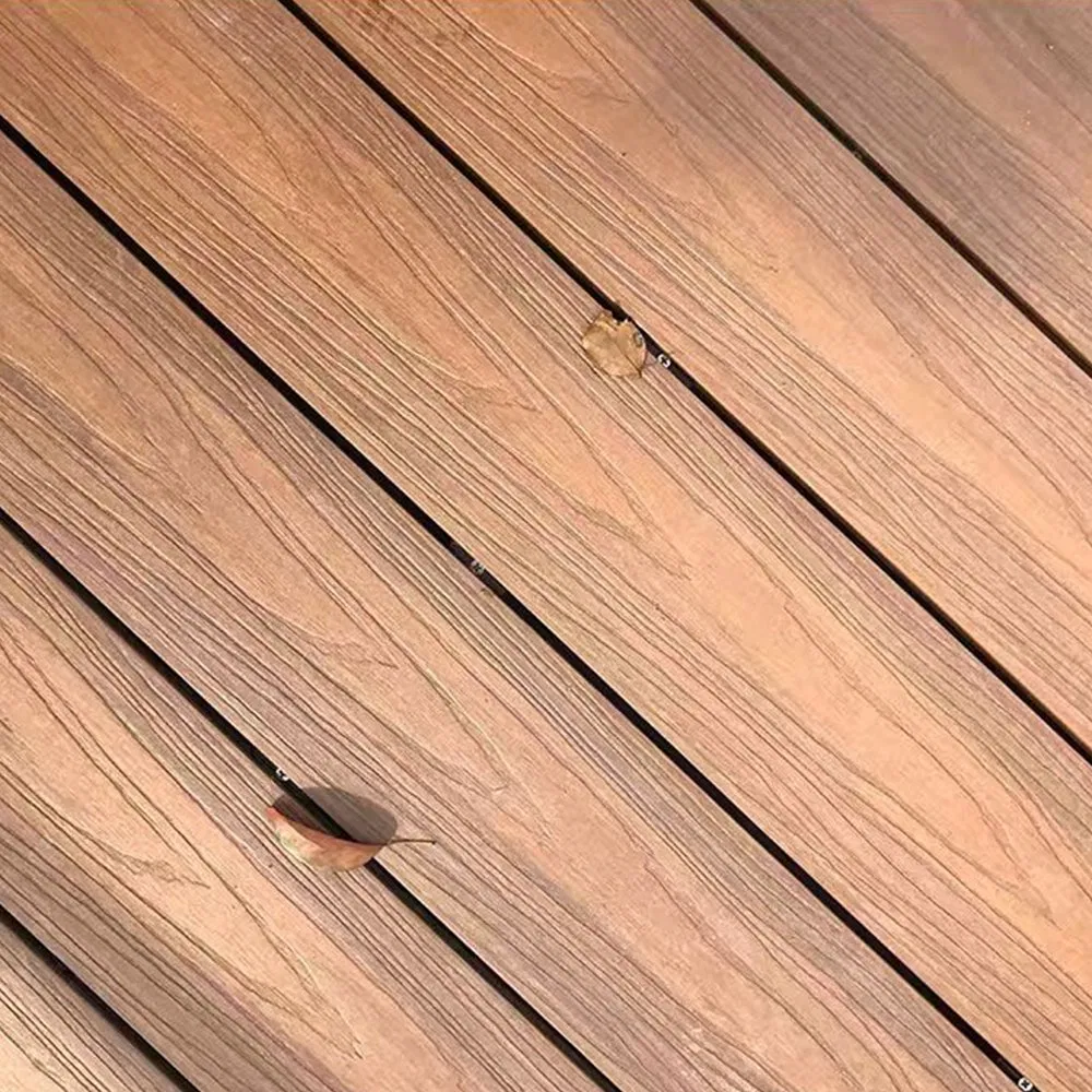 Anti-Slip Anti-Warp Hidden Fasteners Waterproof Anti-Fade Wood Plastic Composite WPC Garden Floor Swimming Pool Decking