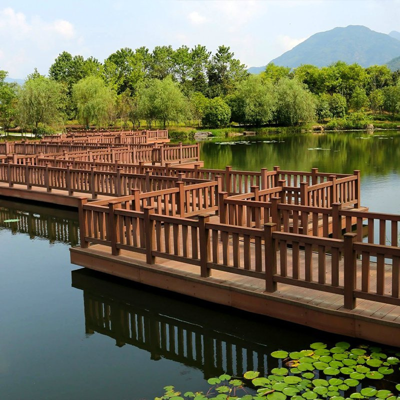 Wholesale Factory Price WPC Wood Plastic Composite Railings for Park
