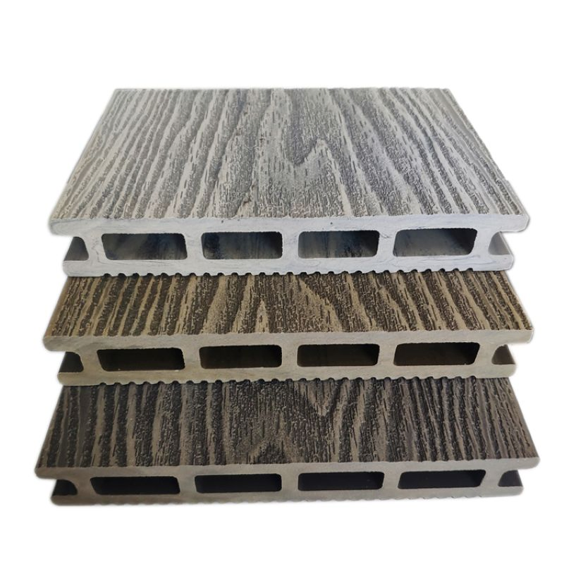 Wood Plastic Composite WPC Decking 145mm by 22.5mm Hollow Structure Design