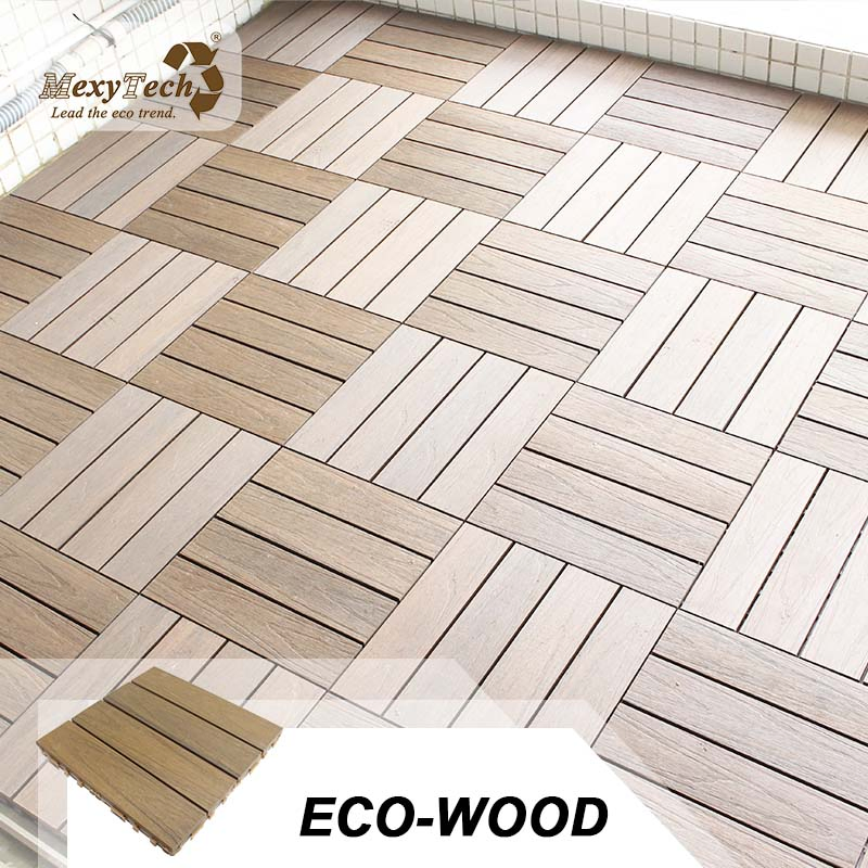 Hot Sale Easy to Install DIY Interlocking WPC Decking Tiles