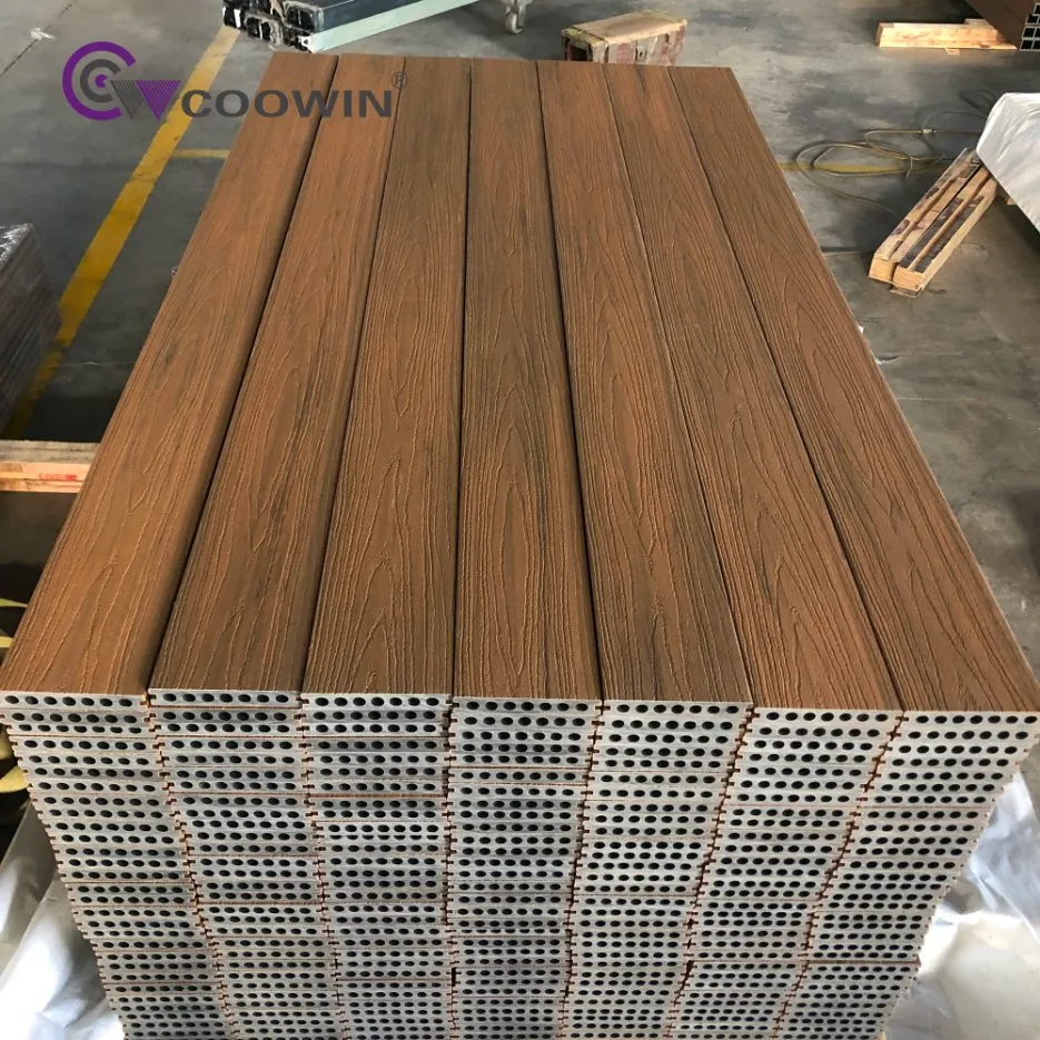 Waterproof Easy Installation WPC Decking Solid Hardwood Flooring