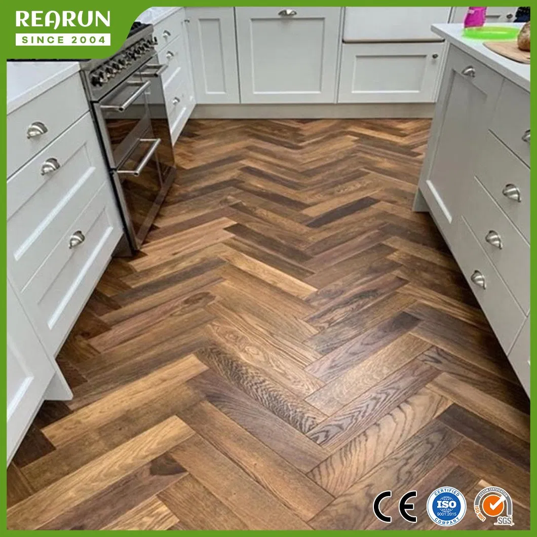 Rearun Wood WPC Indoor Floor China Manufacturers Fireproof Spc Vinyl Flooring