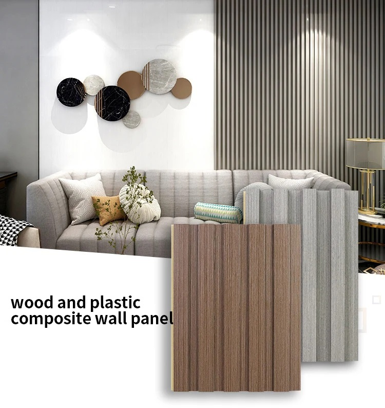 Modern Design and Moisture-Proof Custom Factory Interior WPC Fence WPC Wall Panel Indoor WPC Board Sheet Wall Panel PVC Great Wall Panels