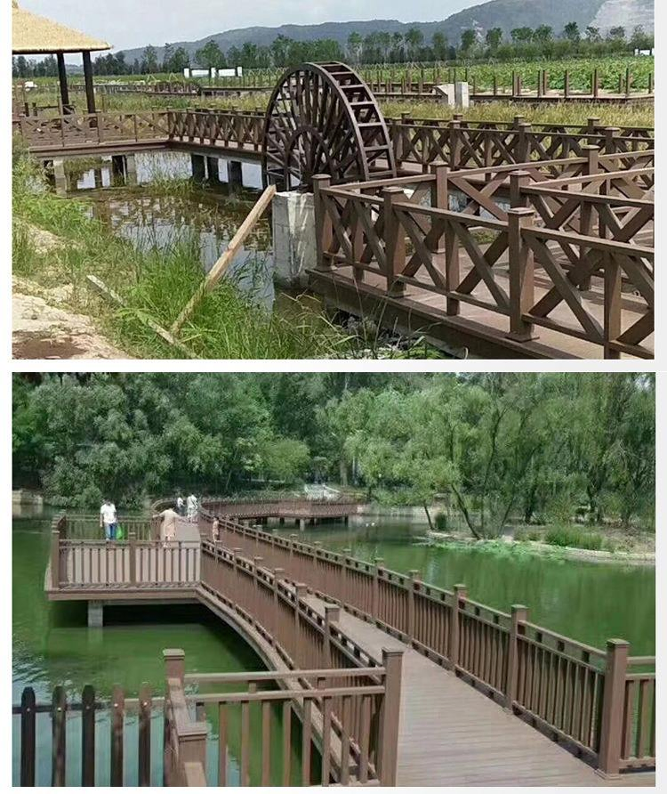 Exterior Garden UV Resistance Hand Railing WPC Wood Composite Plastic Armrest