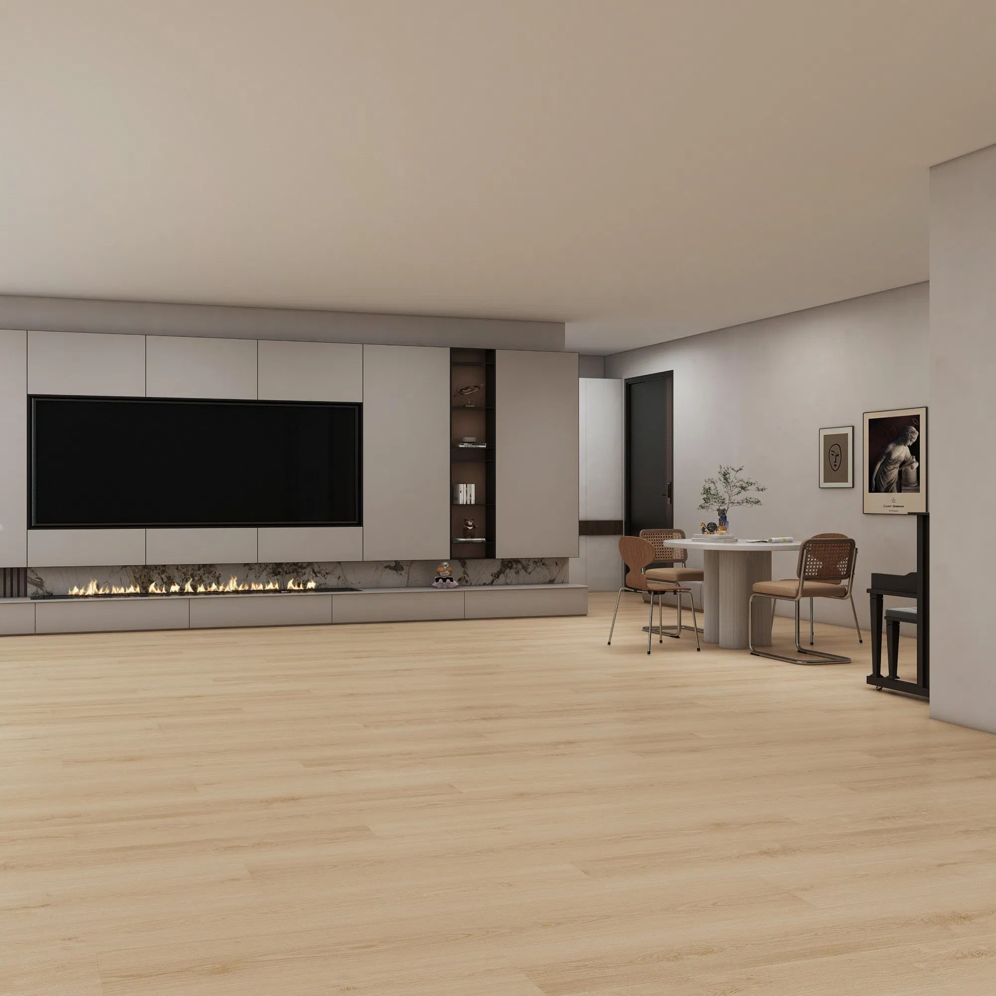 Factory Direct Click-Lock Free Sample WPC Vinyl Flooring for Indoor Floor