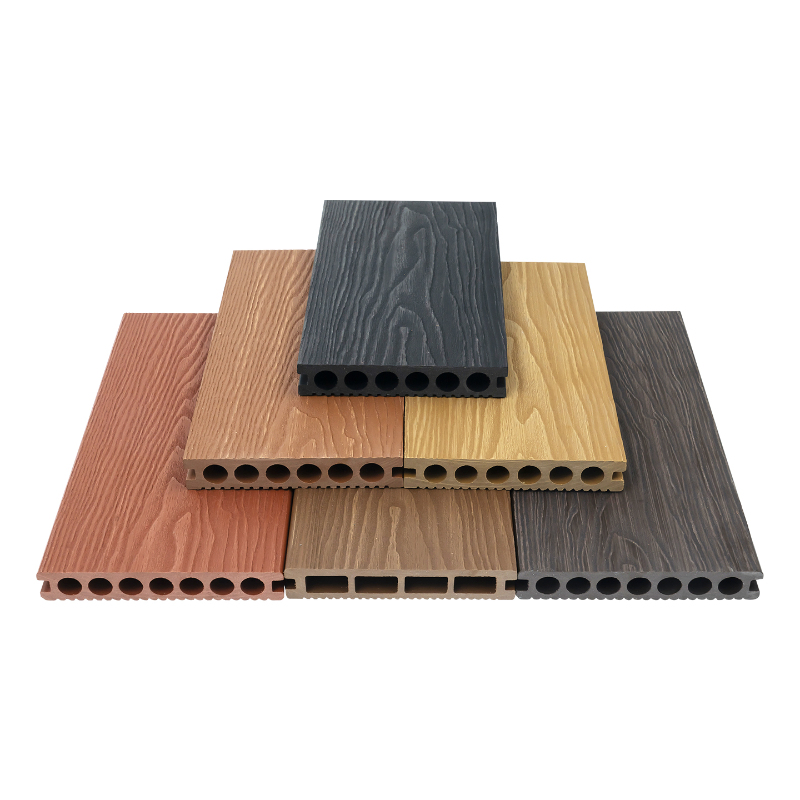 Environmentally Safe Co Extruded WPC Decking No Chemicals Decking
