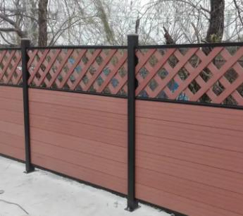 Wholesale Co-Extrusion New Tech Wood Plastic Garden Aluminium Composite Wall Privacy Vinyl WPC Decking Fence Panel for House/Garden/Decorative Railing/Outdoor