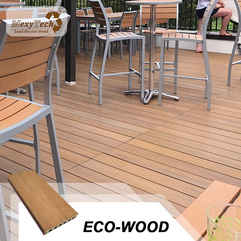 Swimming Pool WPC Decking 100% Waterproof and Anti-Slip Resistance