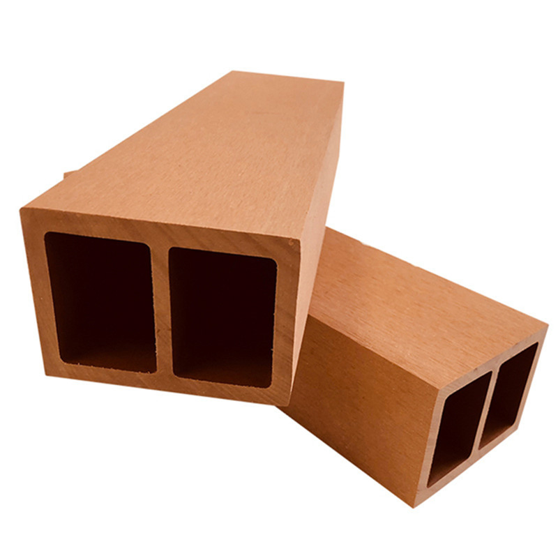 Outdoor Wood Plastic Composite Railing / 60*40mm WPC Post Railings