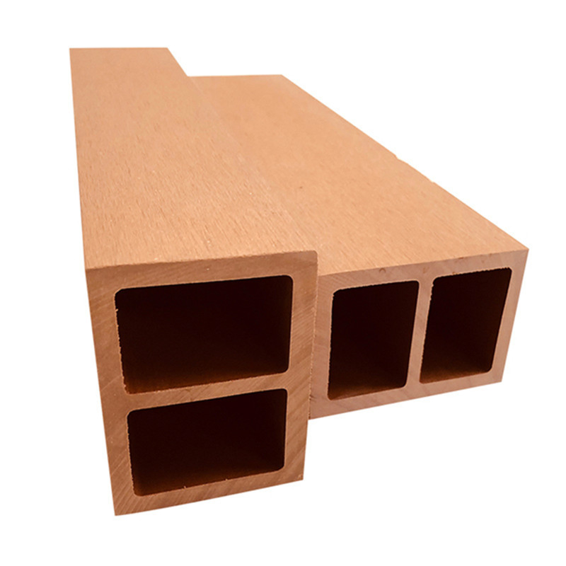 Outdoor Wood Plastic Composite Railing / 60*40mm WPC Post Railings