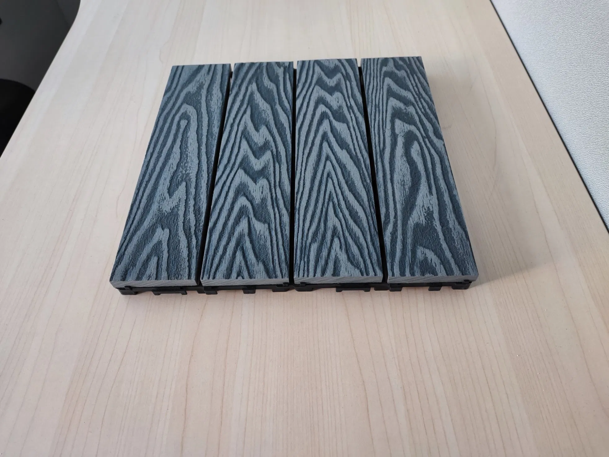 Mold-Resistant WPC DIY Interlocking Tile for Bathroom Balcony Use