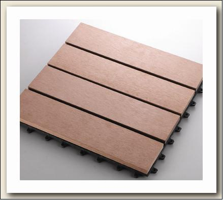 Wholesale Wood Plastic Composite Flooring WPC Interlocking Outdoor Eco-Friendly DIY Decking Tile