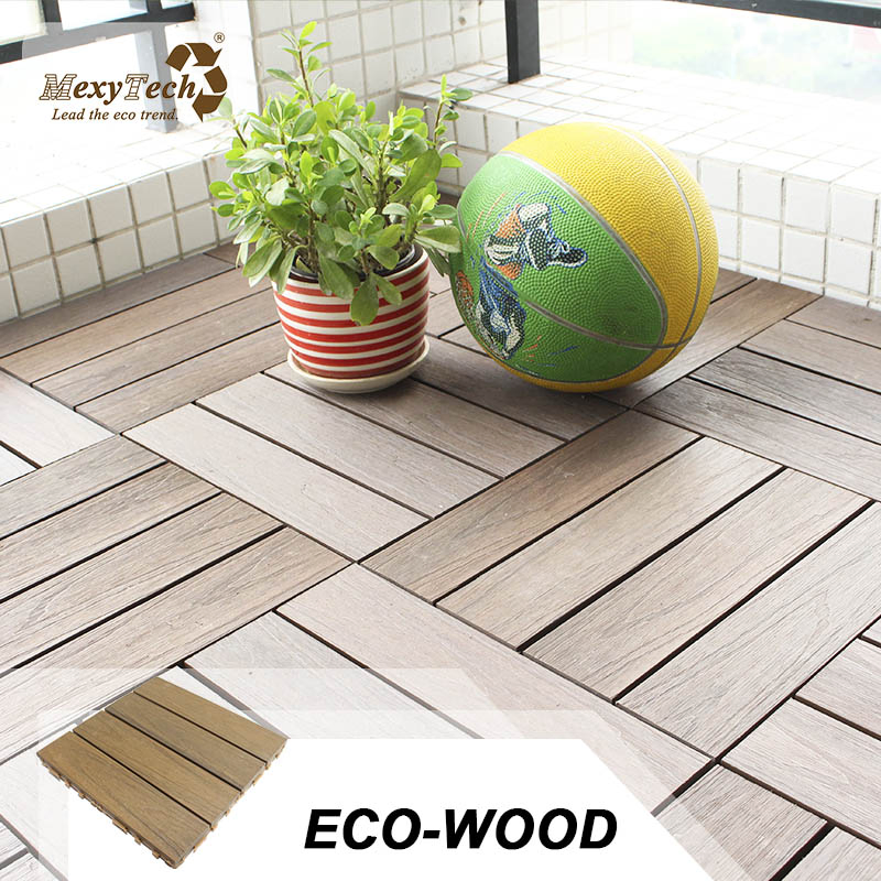Hot Sale Easy to Install DIY Interlocking WPC Decking Tiles